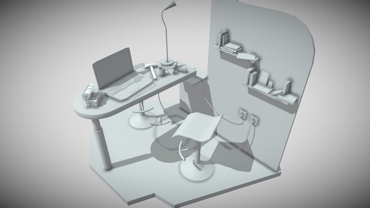 10 Draft Items 3D Model