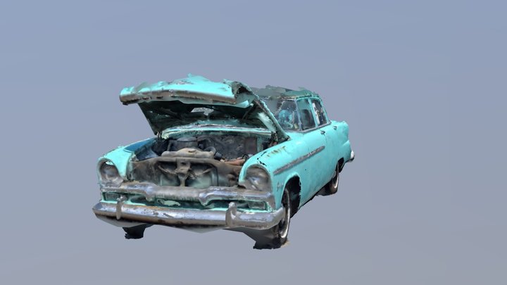 1955 Plymouth Savoy 4 Door Raw 3d Scan 3D Model