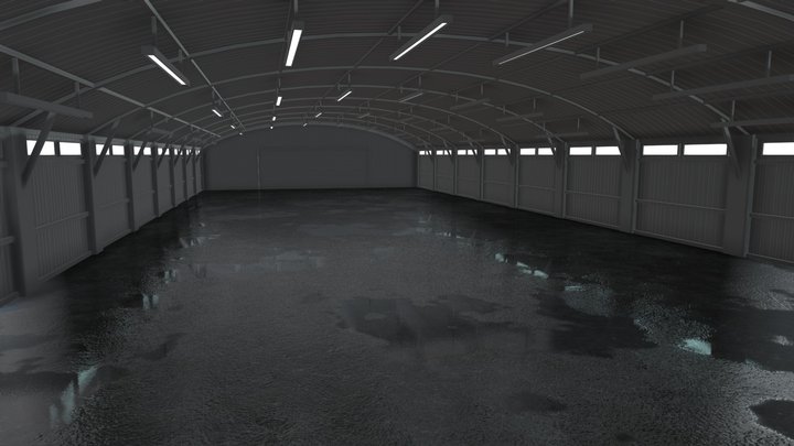 Warehouse fbx model 3D Model