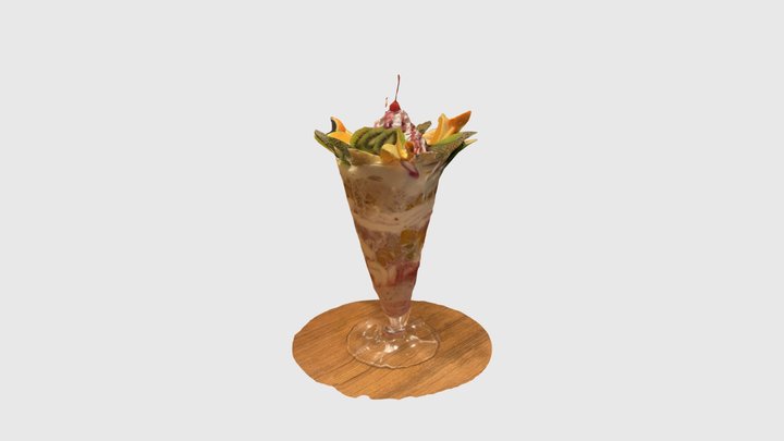 fruit parfait 3D Model