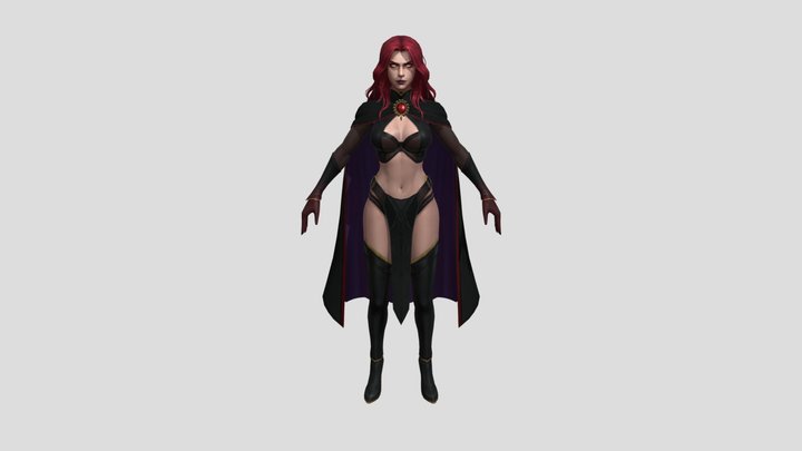 Marvel Future Fight-Madelyne Pryor/Goblin Queen 3D Model
