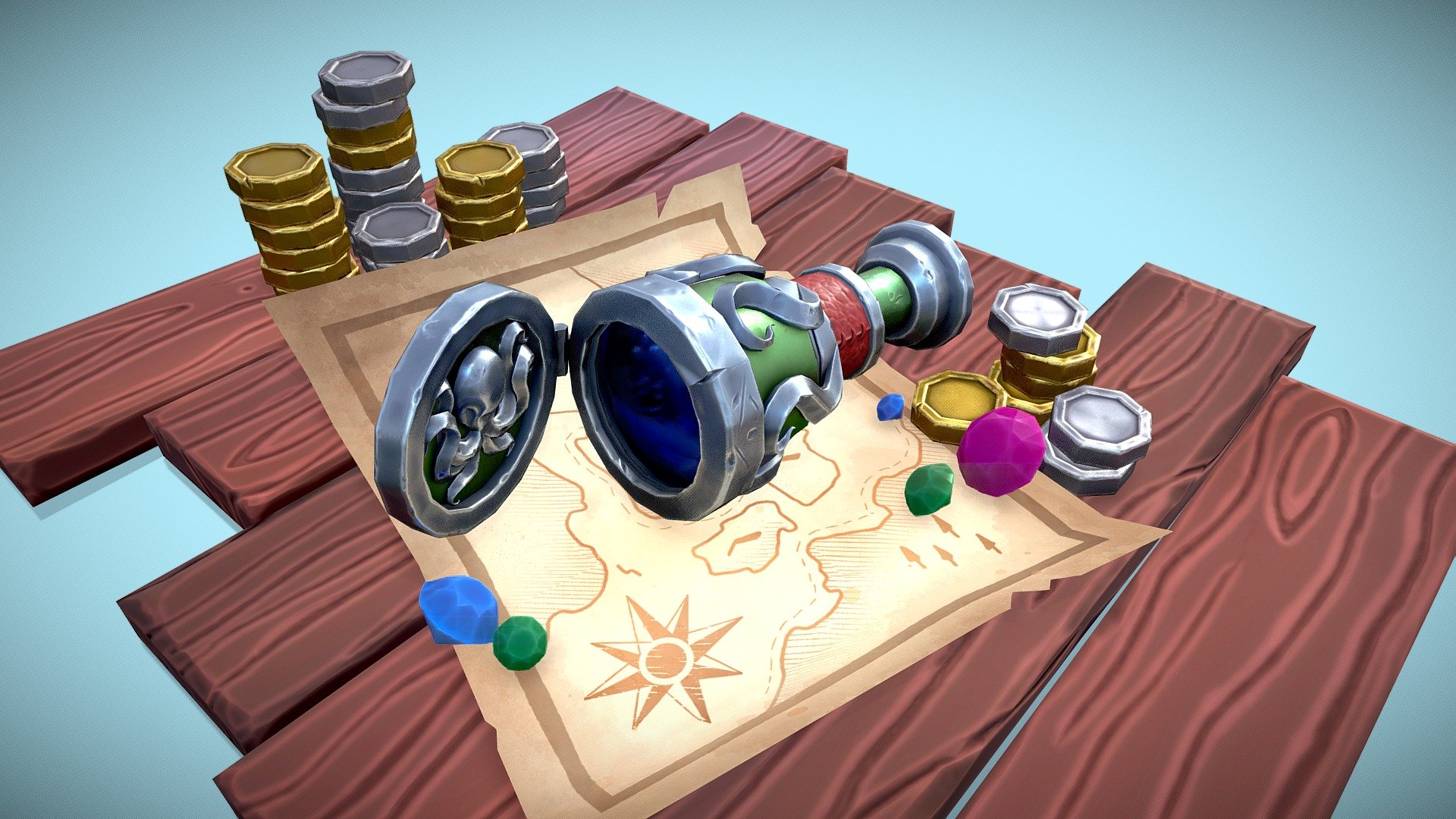 Spyglass 3d Model By Journeyj Fc12443 Sketchfab 9200