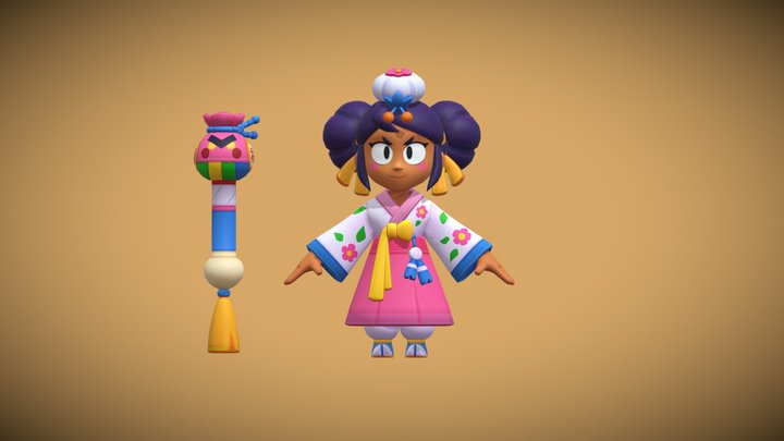 Hanbok Mandy 3D Model