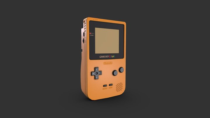 GameBoy Color 3D Model