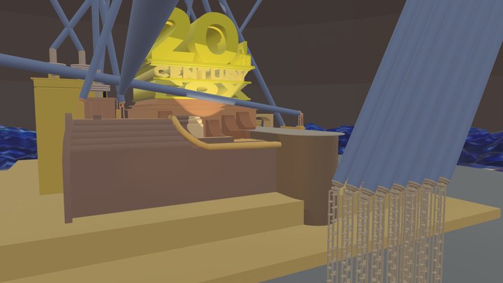 20th-century-fox-2022-logo-remake 3D Model