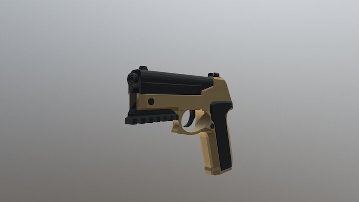 Pistola K1 3D Model