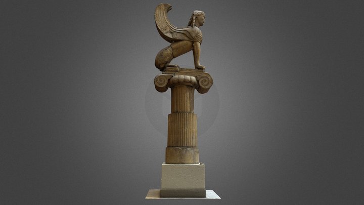 Cast of Naxian Sphinx 3D Model