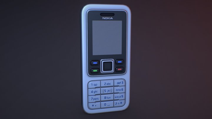 Cellphone (low poly) 3D Model