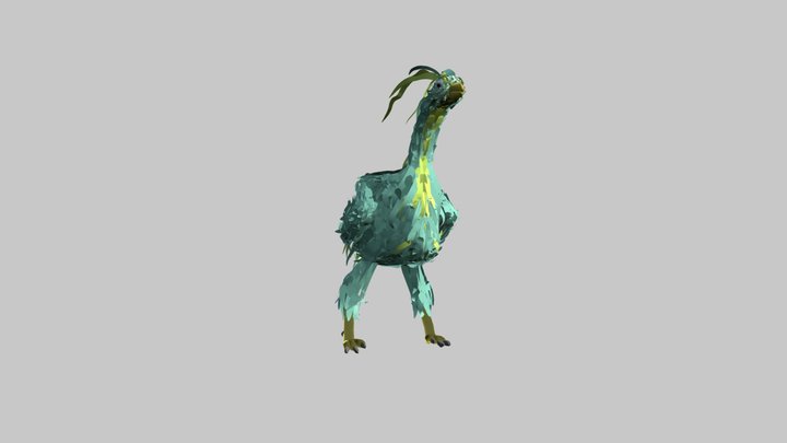 Mythical bird 3D Model