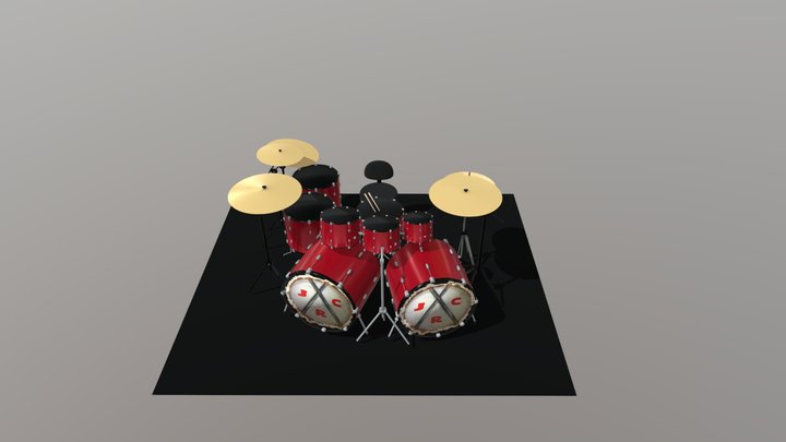 Drums (Bateria) 3D Model