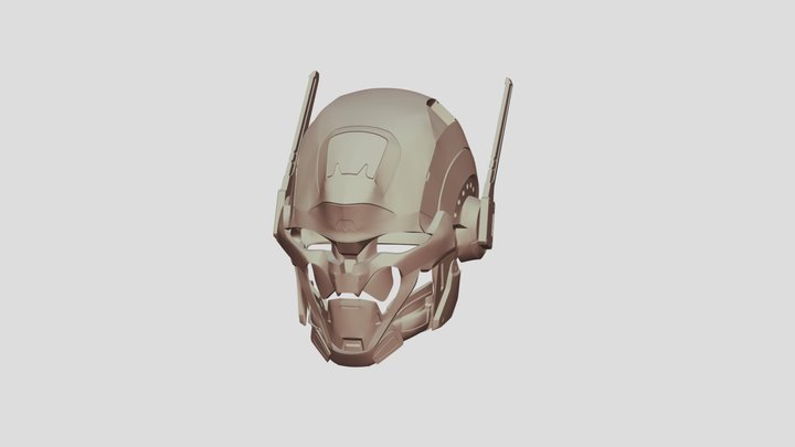 Helmet Robot Head: Male Exo Head - Destiny 2 3D Model
