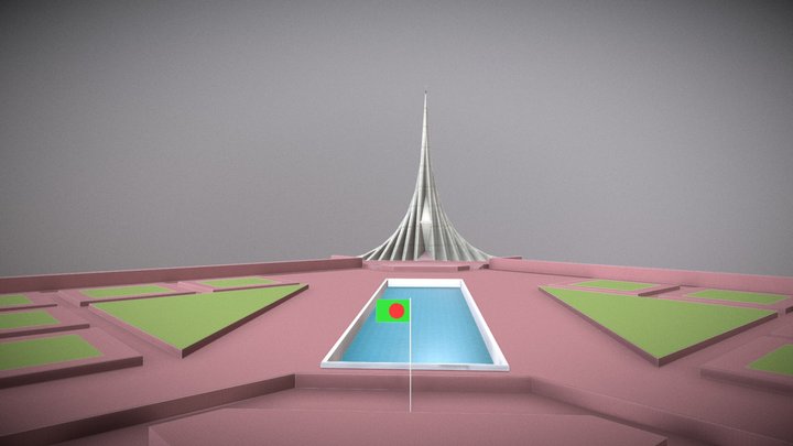 National Memorial (textured) 3D Model
