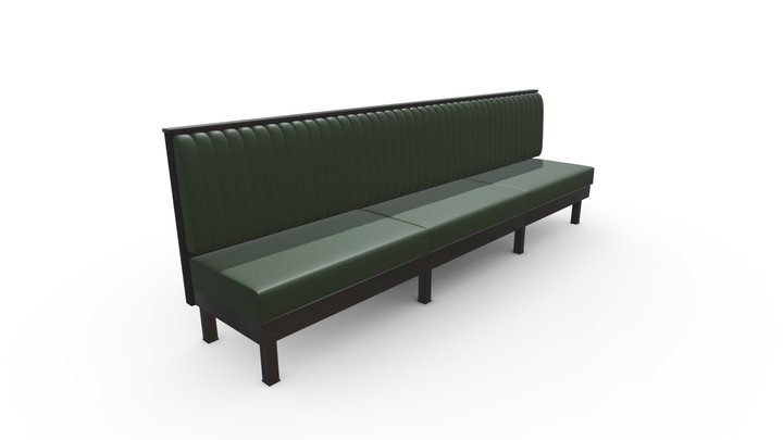 BOOTH BANQUETTE 3D Model