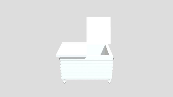 Big Garbage Bin 3D Model