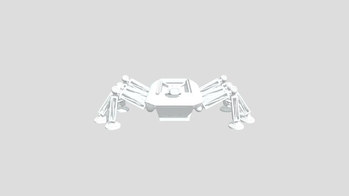 'Octa' Rescue Robot Design 3D Model