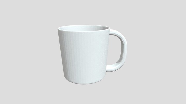 Mug Model – Low Poly – Modello 3D gratuito STL