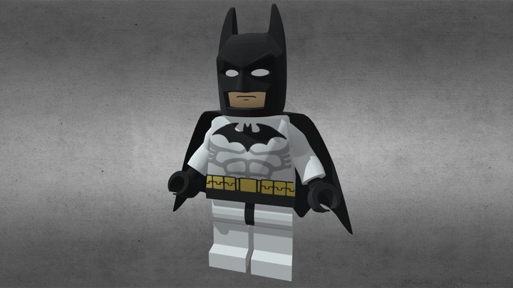 Lego Batman 2008 3D Model
