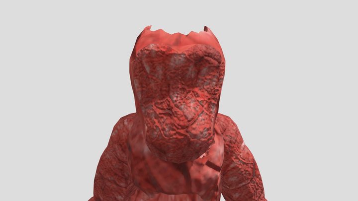 Meatman scary baboon 3D Model