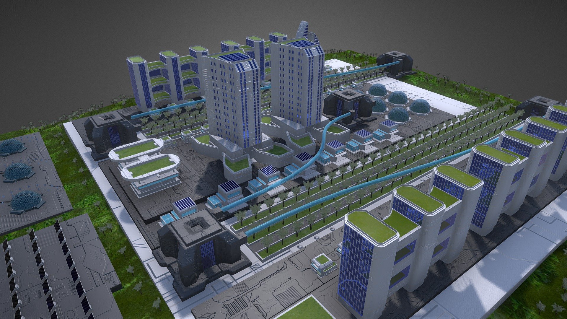 3d city project