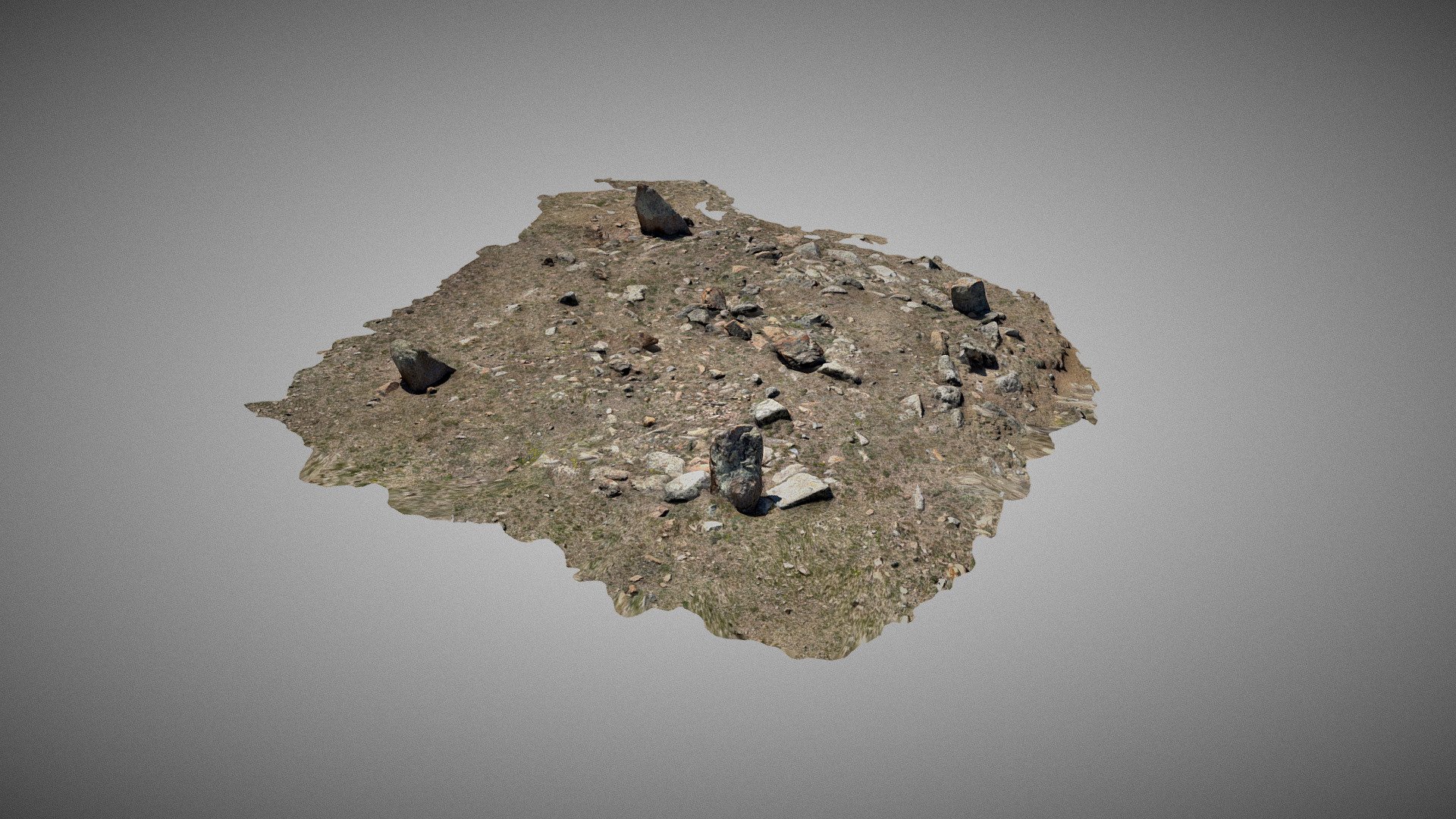 Bronze Age slope burial, Mongolia - 3D model by Oula Seitsonen (Sakarin ...