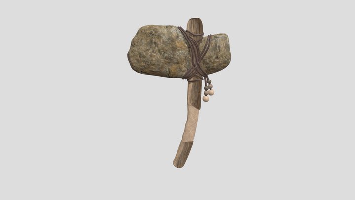 Hacha Neolítico 3D Model