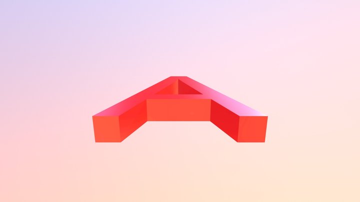 A Letter 3D Model