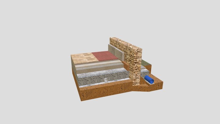 Coupe Renovation MISAPOR SAINT-ASTIER 3D Model