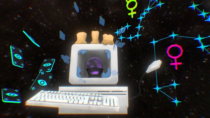 Digital Divination - Modern Magic 3D Model