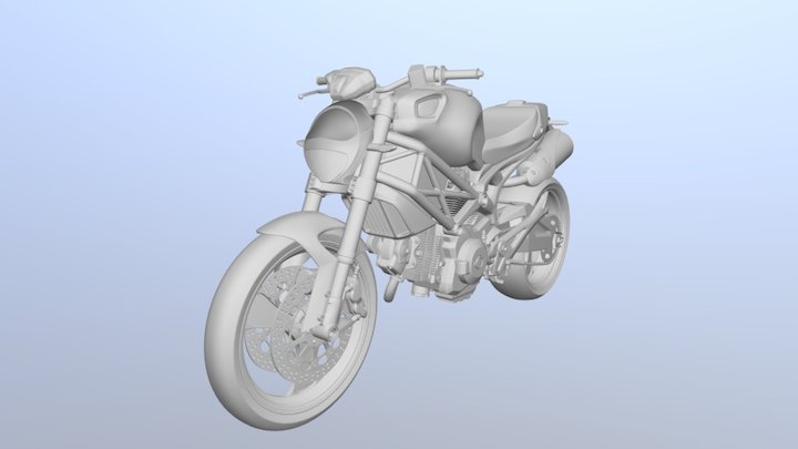 Ducati Bike 3D Model