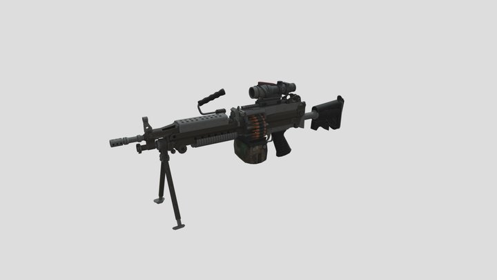 M249 Example 3D Model