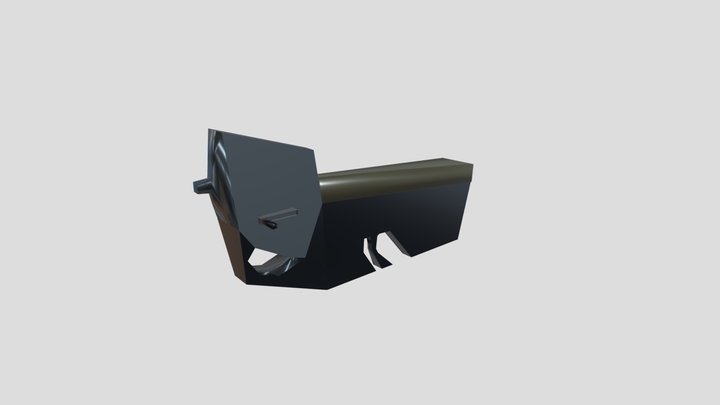 cheap knockoff P90 3D Model