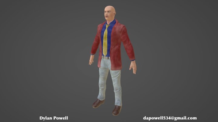 DP-GPF3-M3 Daves Pants textured 3D Model