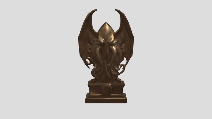 Ancient Bronze Cthulhu Artifact