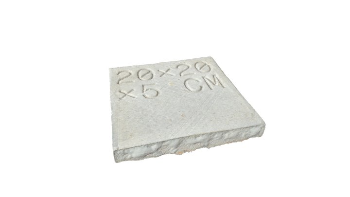 20×20×5cm 3D Model