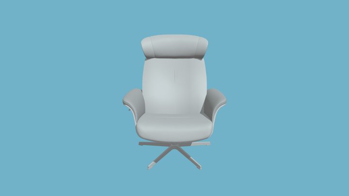 Timeout Chair TEST02 09 UV02 3D Model