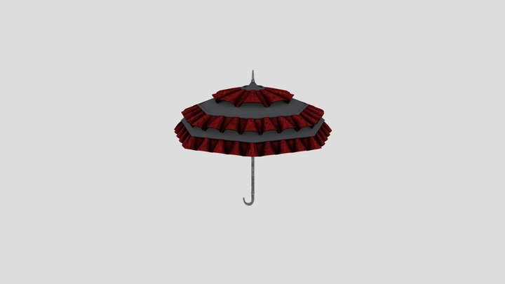 Gothic Set - Umbrella 3D Model