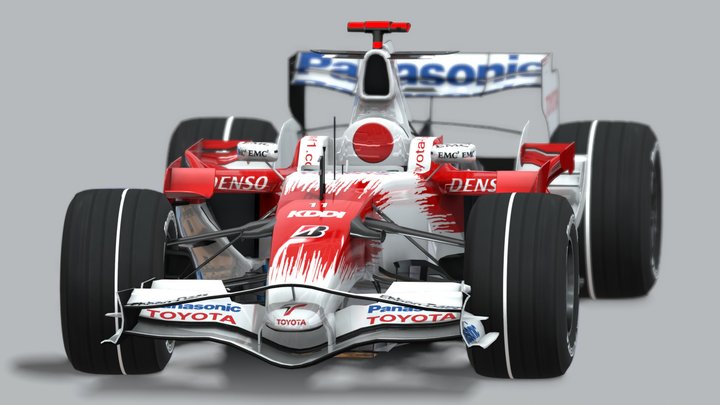 2008 Toyota TF108 – Free 3D Model STL