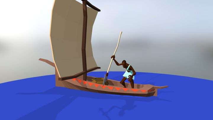 Fisherman 3D Model