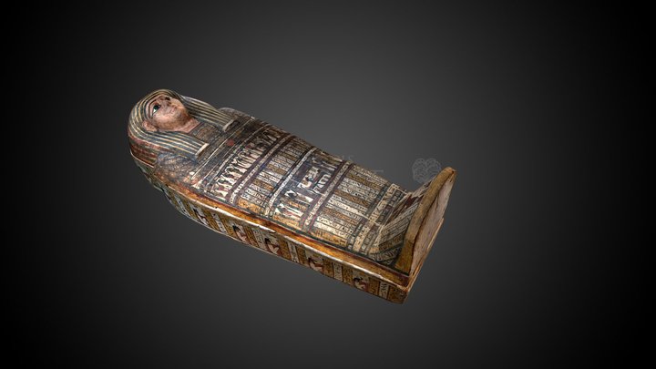 Coffin Ensemble of Taditjaina 3D Model