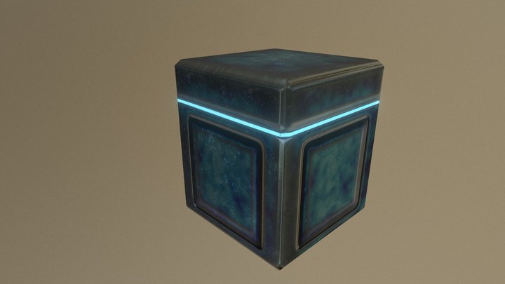 A Cube 3D Model