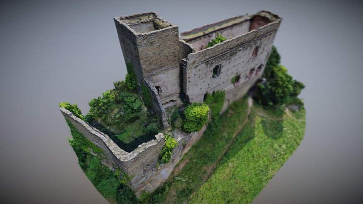 Château des Archevêques de Seyssuel 3D Model