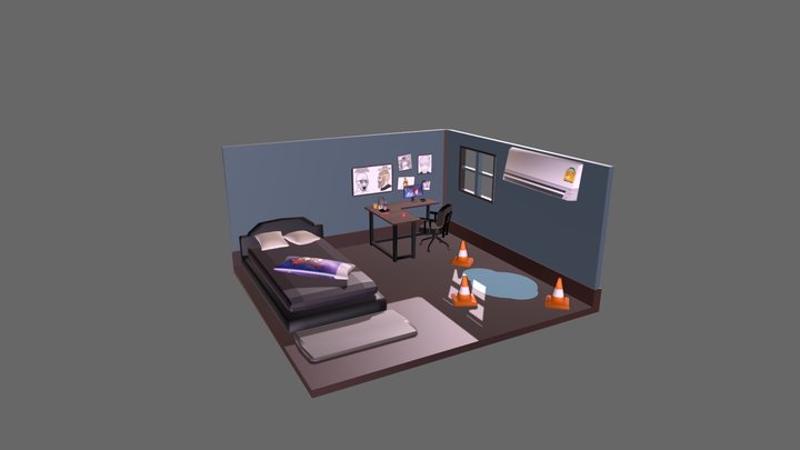 652110253_Tar_FinalWorkDesk 3D Model