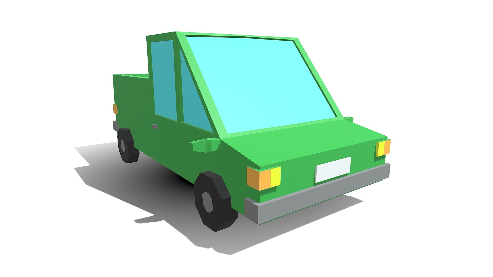 Cartoon Ute - Download Free 3D model by BlazingWildFire [fc26e0b ...