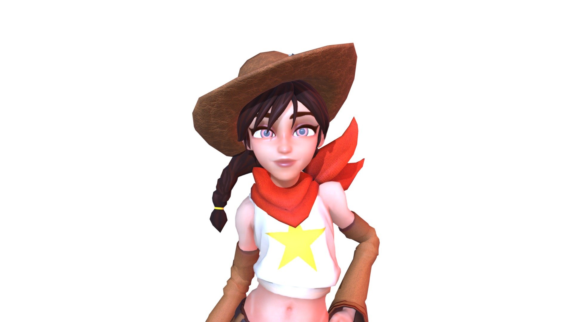 Cowgirl 3d Model By Syokoasada Matuume [fc2785c] Sketchfab