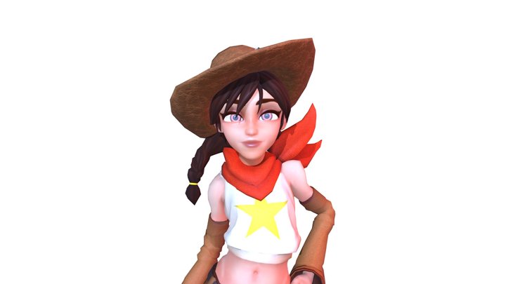 CowGirl 3D Model