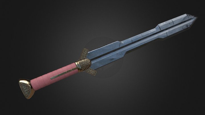 Dwarven Sword 3D Model