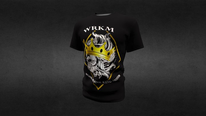 Wonk Reank King Motor T-shirt 3D Model