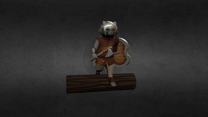 Racoon 3D Model