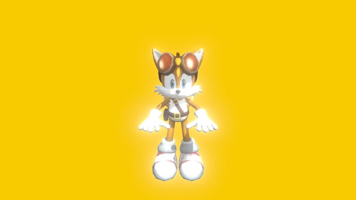 3DS - Sonic Boom Fire & Ice - Tails 3D Model