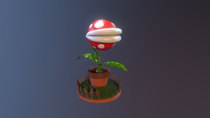 Piranha Plant 3D Model